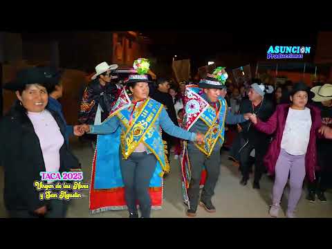 Virgen de las Nieves y San Agustín de TACA 2025  Fam. Méndez Raymundo