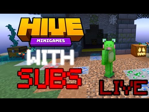 EPIC Minecraft Bedrock Hive Gameplay w/ Subs