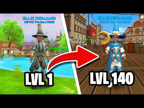 Wizard101: Level 1 to 140 in 10 minutes...