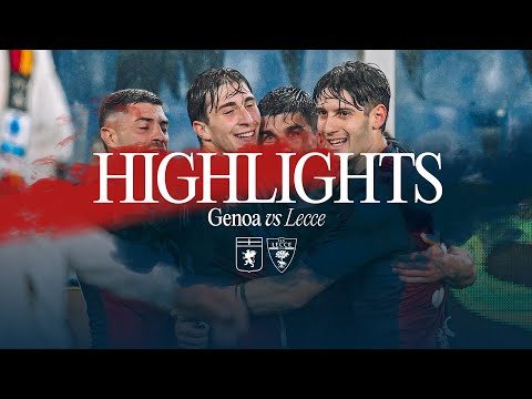 GENOA 2-1 LECCE | HIGHLIGHTS | SERIE A ENILIVE 24/25