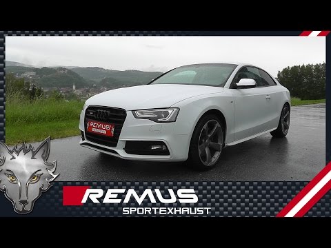 Audi S5 Type 8T with REMUS cat-back sport exhaust system