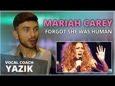 Vocal Coach YAZIK reacts to 10 Times Mariah Carey FORGOT She Was Human!