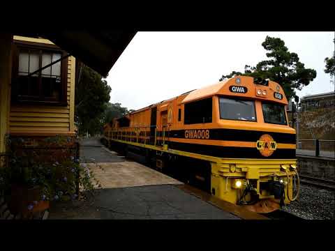 Rail Action in the Adelaide Hills SCT Logistics and OneRail with 3 FQ's 22nd March 2022