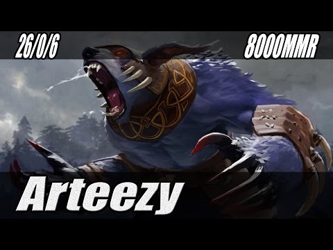 Dota2 Arteezy plays Ursa - gameplay 2016