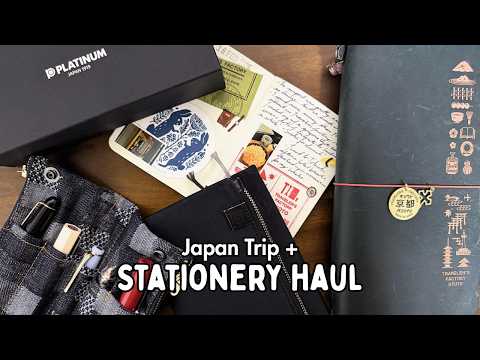 japan stationery haul and travel journal (travelers factory, tobichi, nagasawa and more!)