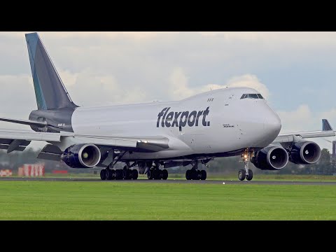 33 HEAVY LANDINGS | B747-8F, A380, B777, A350 | Amsterdam Schiphol Airport Spotting