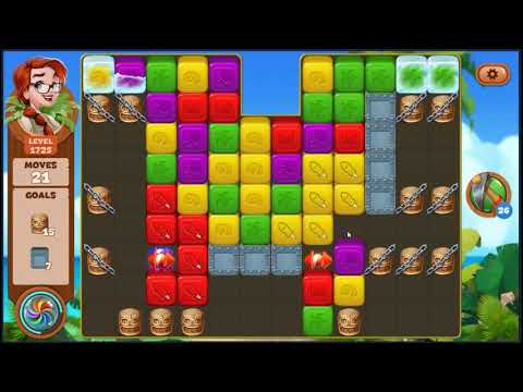 Lost Island Blast Adventure Level 1725 - NO BOOSTERS 🏝️ | SKILLGAMING ✔️