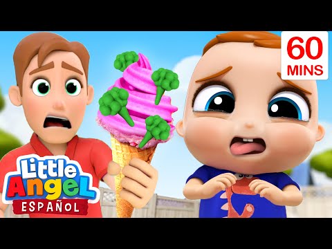 ¿Quieres Probar el Helado con Brócoli Bebé Juan? 🥦🍦 | Canciones Infantiles | Little Angel Español