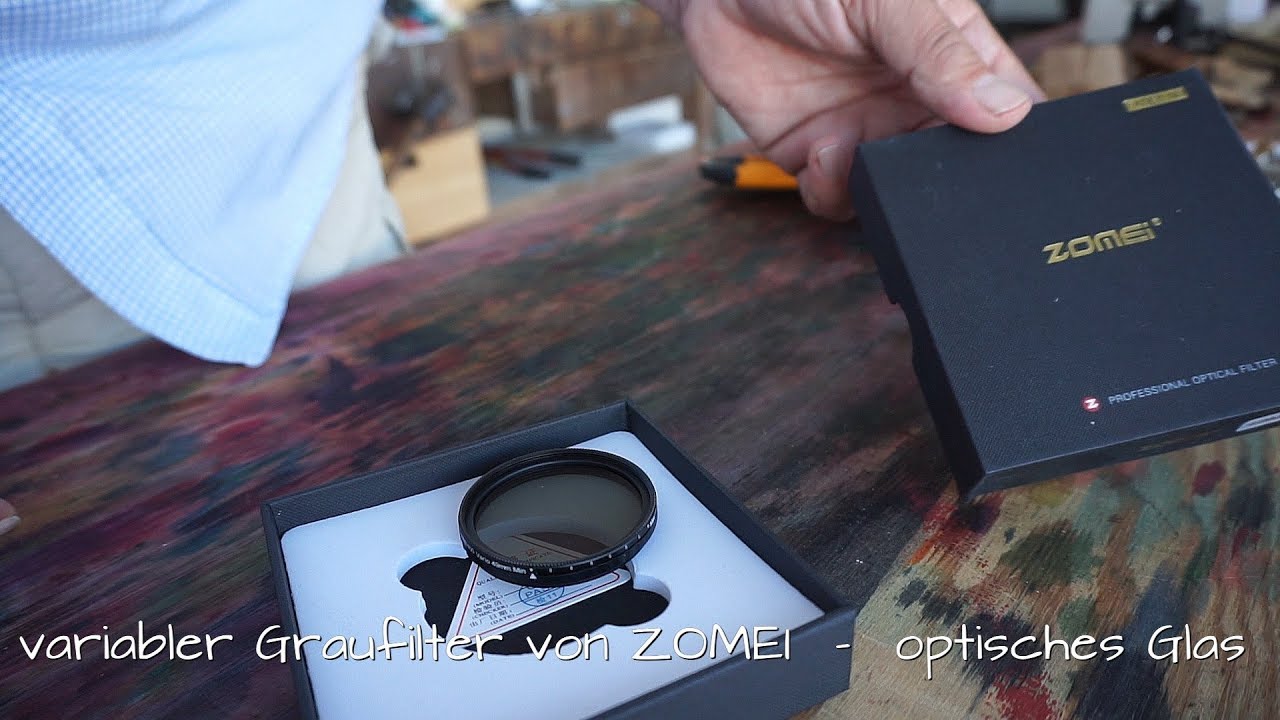 Variabler ND-Filter von ZOMEI mit optischem Glas, 49 mm