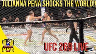 Julianna Peña submits Amanda Nunes in the 2nd round (UFC 269) video