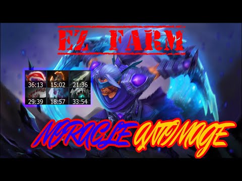 Miracle [Anti Mage] 15 min Battle fury ez farming Dota 2 2.27