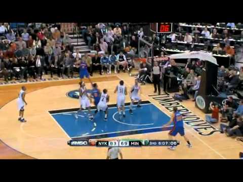 Knicks @ Timberwolves 12 Nov 2010 Highlights