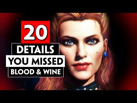20 Details You Missed in Toussaint (Blood and Wine) Part 1 | THE WITCHER 3