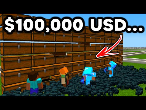 Duping $100,000 USD on Minecrafts WORST Pay-to-Win Server…