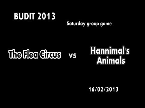 BUDIT 2013: The Flea Circus v Hannimal's Animals