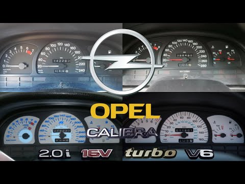 Opel Calibra (0-100 KM/H) (0-60 MPH) ACCELERATION BATTLE