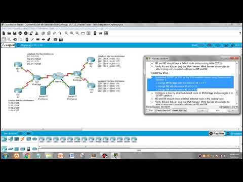 7.3.1.2 - Packet Tracer   Skills Integration Challenge