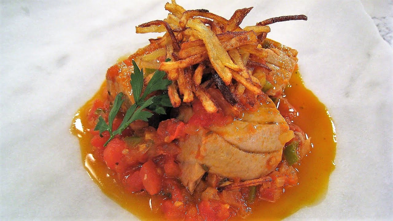 Atún con tomate al estilo de Huelva