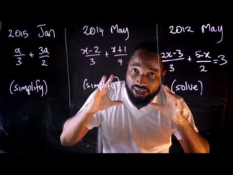 CSEC Maths - Simplifying Algebraic Fractions