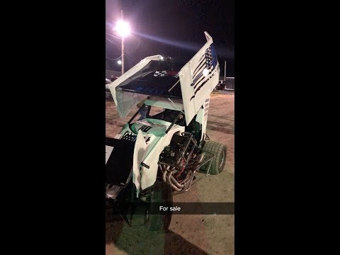 600 cc Micro Sprint Crash at Paradise Speedway in Geneva NY 10-05-19