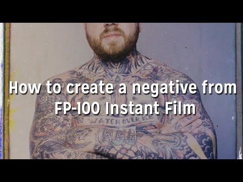 How to make negative from FP-100 film