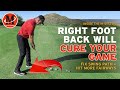 Drop Your Right Foot Back – Fix Swing Path & Hit More Fairways