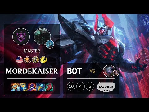 Mordekaiser Bot vs Tristana - NA Master Patch 11.15