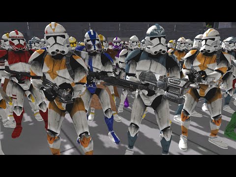 The Clones Who Resisted ORDER 66 - Men of War: Star Wars Mod Battle Simulator