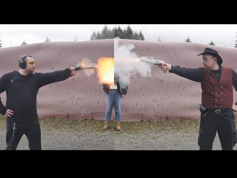 William vs. Skall - Our attempt at simulating a pistol duel