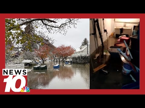 Water main break leaves basements flooded in part of Culver Road