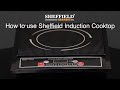 How to use SHEFFIELD Induction Cook-top