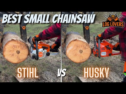 Best Home Owner Chainsaw? STIHL MS 162 or Husqvarna 120 Mark II? Log Lovers #5