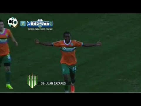 Gol Juan Cazares - Quilmes 0 Vs Banfield 1 - Copa Argentina 2013/14