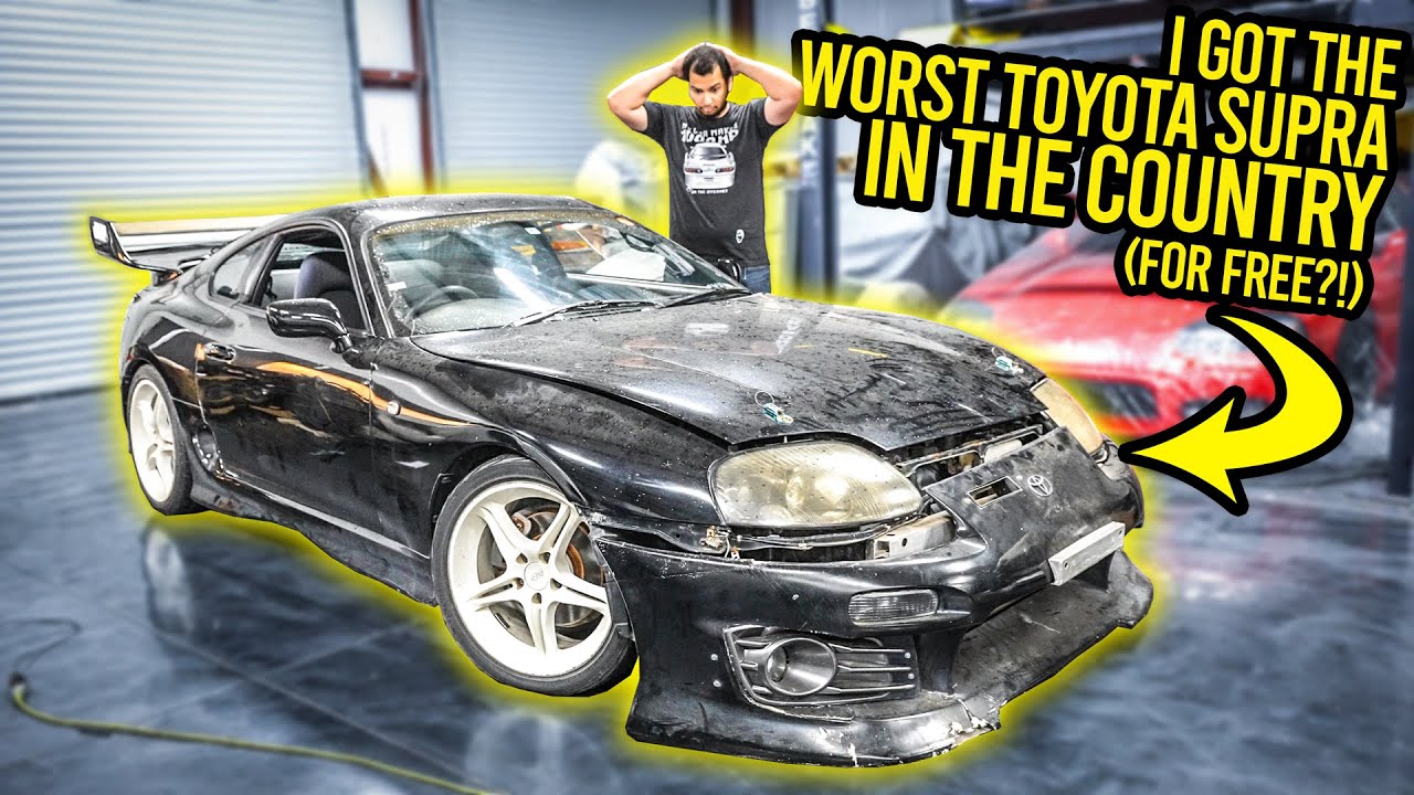 I Just Got A WORTHLESS Toyota Supra For FREE...And It's WORSE Than You Can Imagine