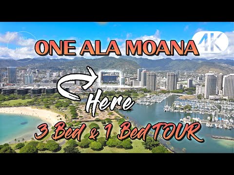 Imóveis no Havaí: ONE ALA MOANA - Penthouse 3 Bed & 1 Bed TOUR (conectado ao Ala Moana Mall)