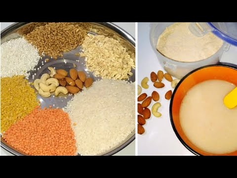 Homemade Cerelac| For 6 to 24 month baby|হোমমেড বেবি সেরেলাক|cerelac for baby সেরেলাক তৈরীর পদ্ধতি|