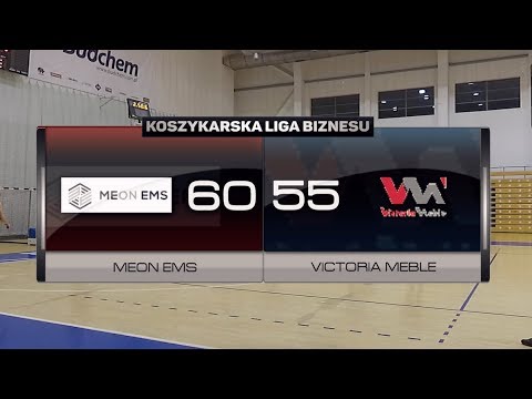 MEON EMS vs Victoria Meble - XIV kolejka - I Liga Poznań - Koszykarska Liga Biznesu