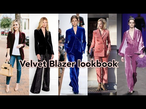 Luxurious & Glamorous Velvet Blazer Trend| How to...