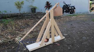 How to build a trebuchet | Diy woodworking project