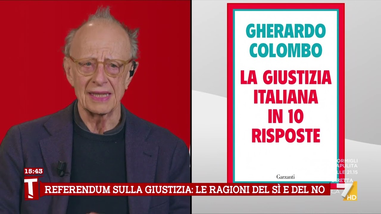 Giustizia, Colombo: "I pm si sono allontanati dalla cultura dei giudici: devono lavorare anche ...