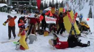 Harlem Shake - HIGHEST ELEVATION - Kicking Horse Ski Patrol Style