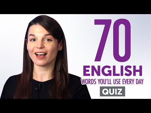 Quiz | 70 English Words You'll Use Every Day - Basic Vocabulary #47