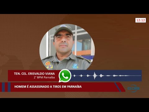 Homem é assassinado a tiros em Parnaíba 10 01 2022