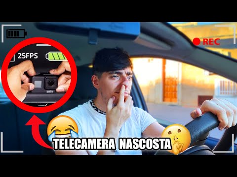HE HIDES A SECRET CAMERA IN HIS CAR... JUST A JOKE! *SPOTTED*