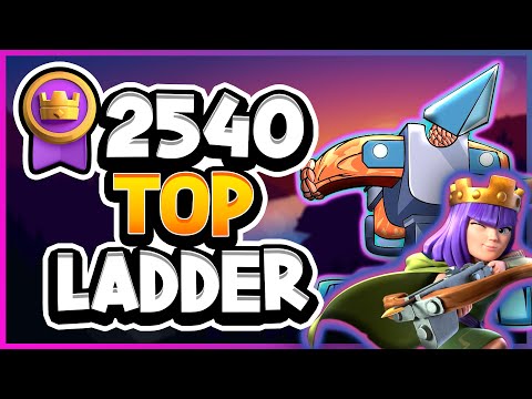TOP LADDER PUSH With Queenbow 🏆 — Clash Royale