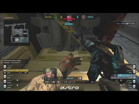 CS:GO Event  Aerial 1vs3 clutch Heroic vs ENCE at DreamHack Open Winter 2018
