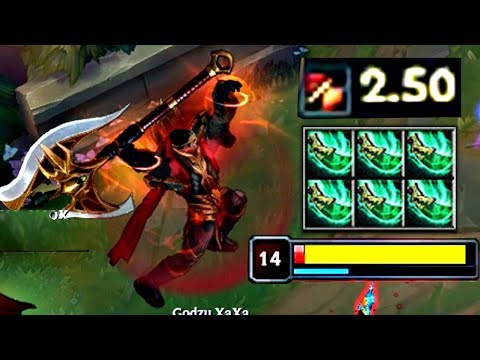 SPEAR OF SHOJIN DARIUS - 2000 TRUE DAMAGE (R) + CRAZY ATTACK SPEED !!
