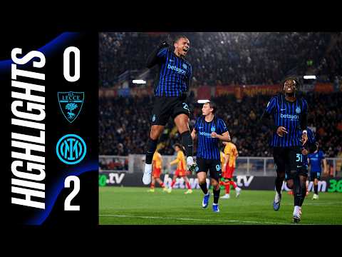 GOAL IN THE FINAL MINUTES AND HUGE WIN 🖤💙 | LECCE–INTER 0–2 | SERIE A 25/26 HIGHLIGHTS