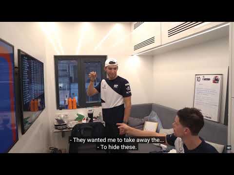 Yuki Tsunoda wants to break into Pierre Gasly's house