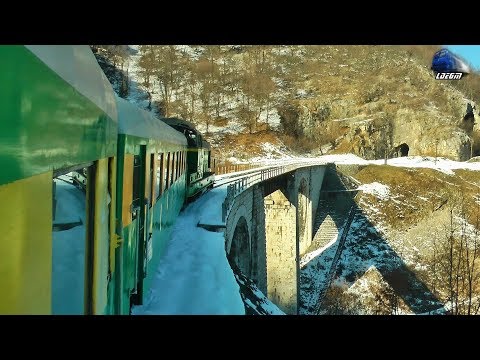 🚂Amazing Montain Train Route🏔Călătorie cu Trenul Anina-Oravița Montan Train Ride - 15 February 2019